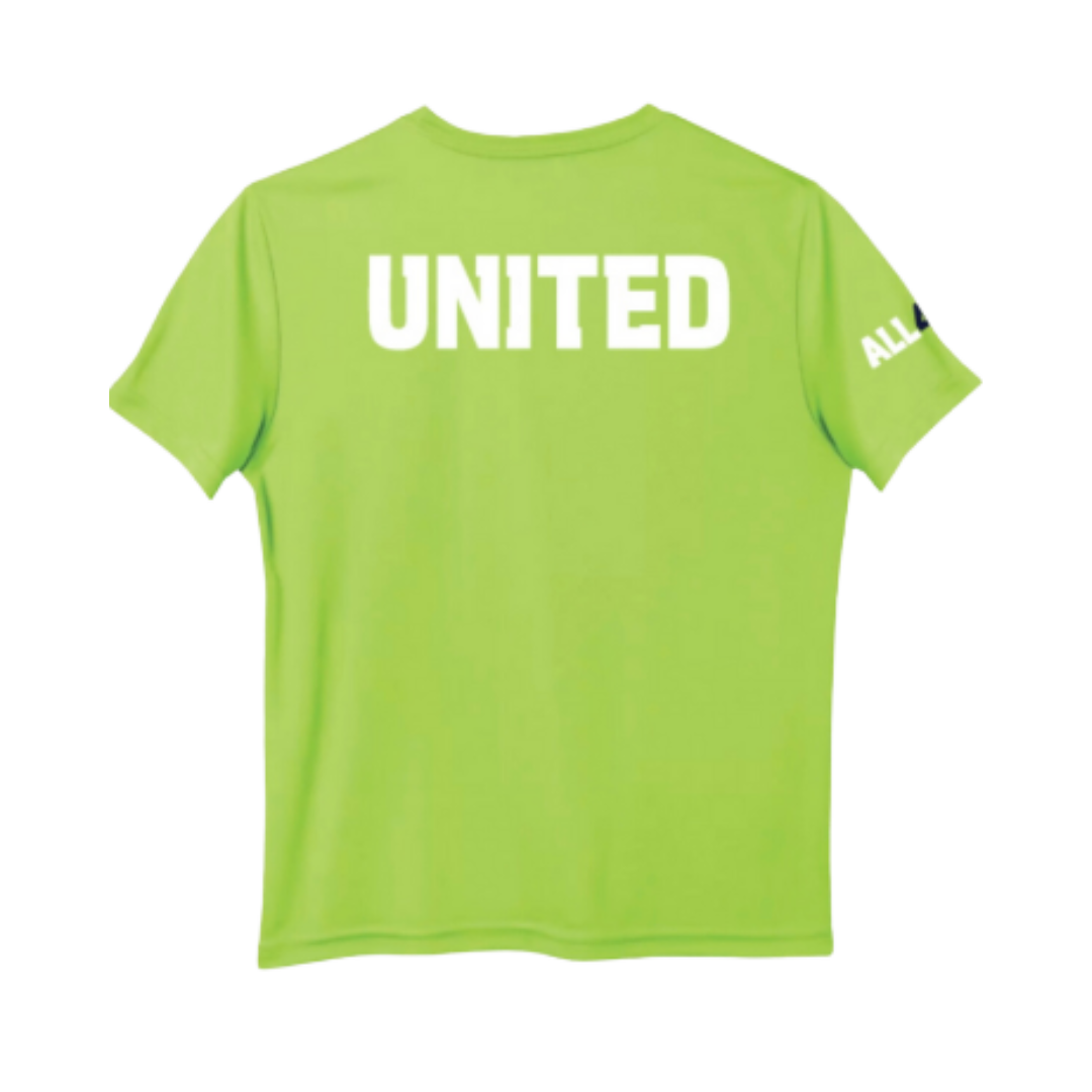 Electric Green Short Sleeve Training Shirt - UDFC Skill Center